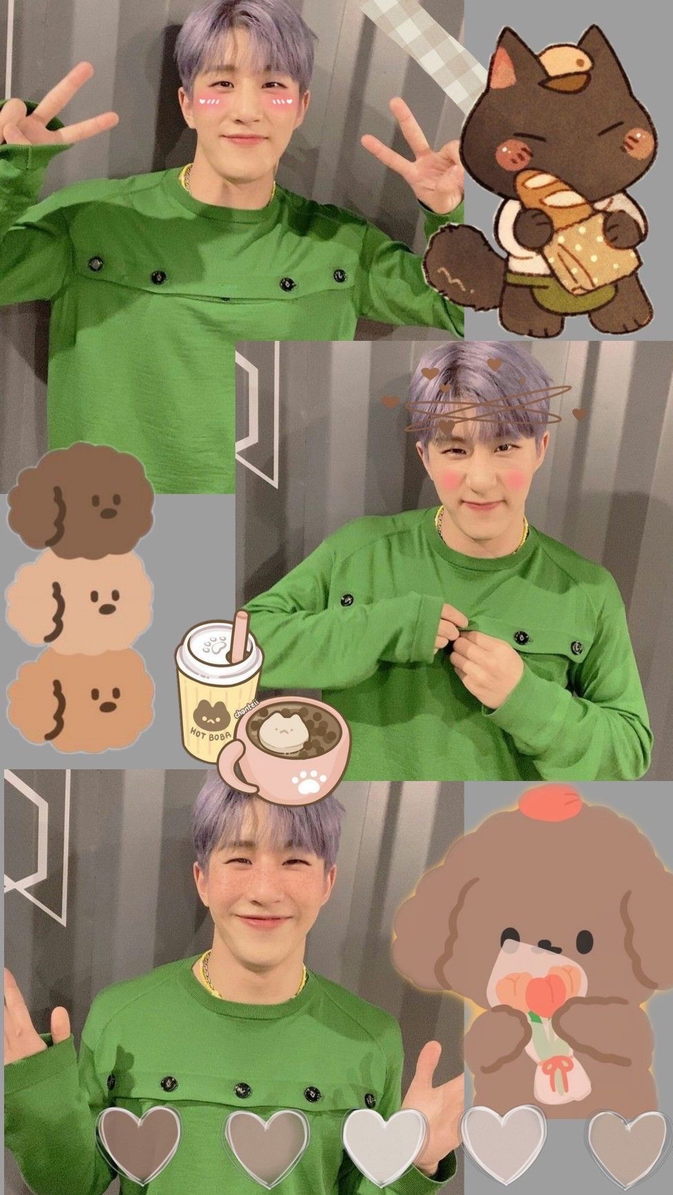 Jinjin (ASTRO)粉絲親手製作的特別桌布