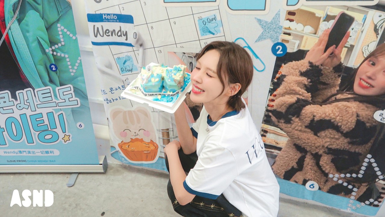 A moment captured by Red Velvet's fan