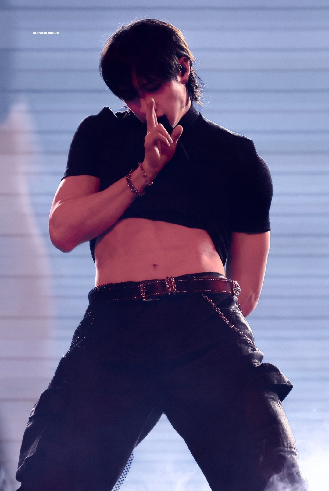 Recent activity shot of Bang Chan (Stray Kids)