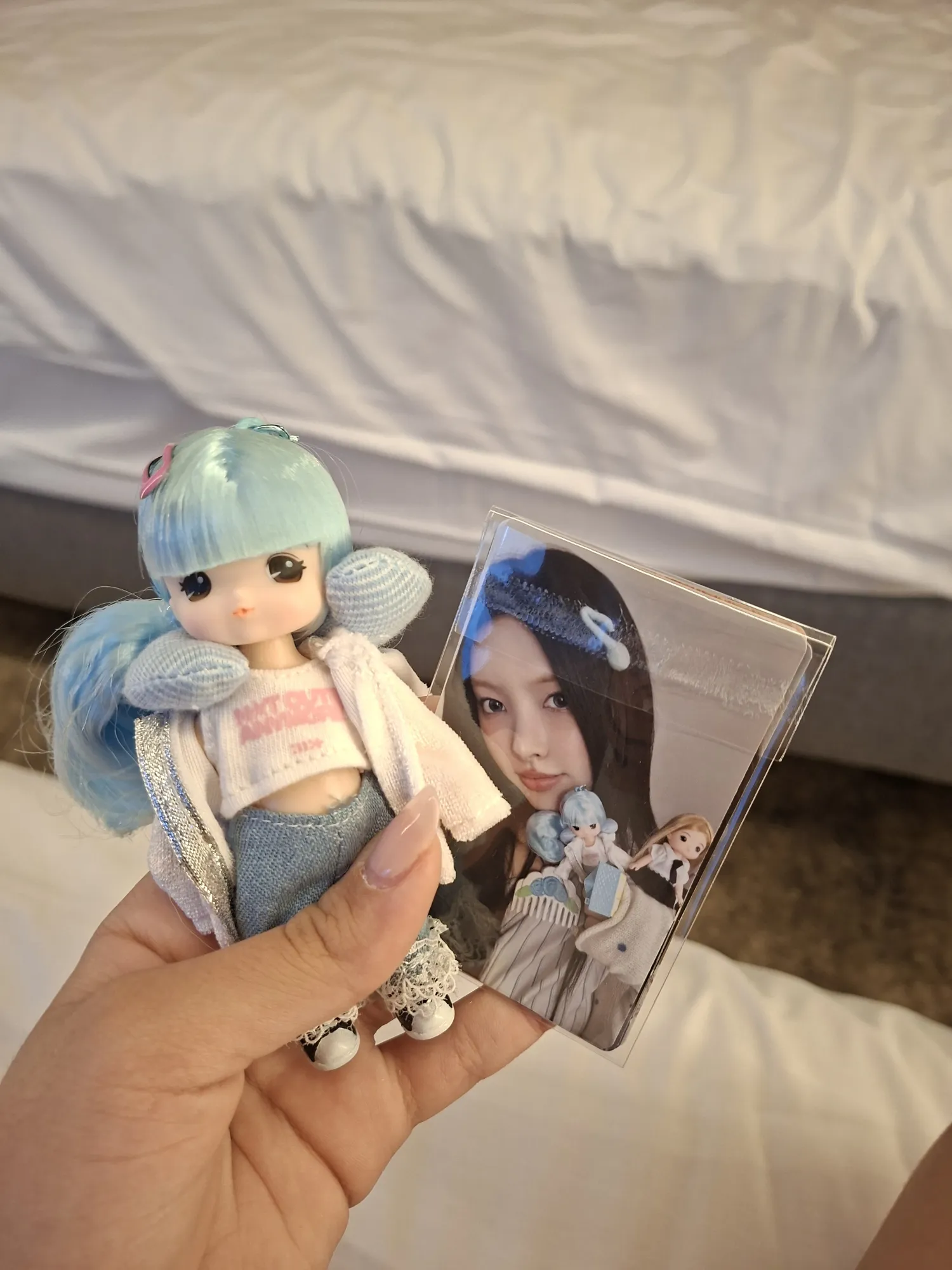 A moment captured by Yunah (ILLIT)'s fan