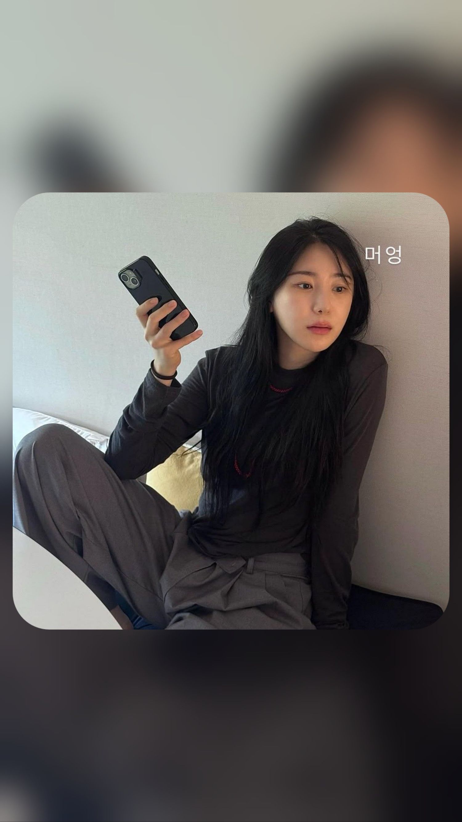 李彩演粉丝拍下的瞬间