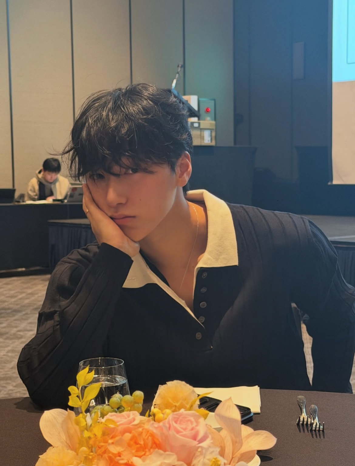 A moment captured by San (ATEEZ)'s fan