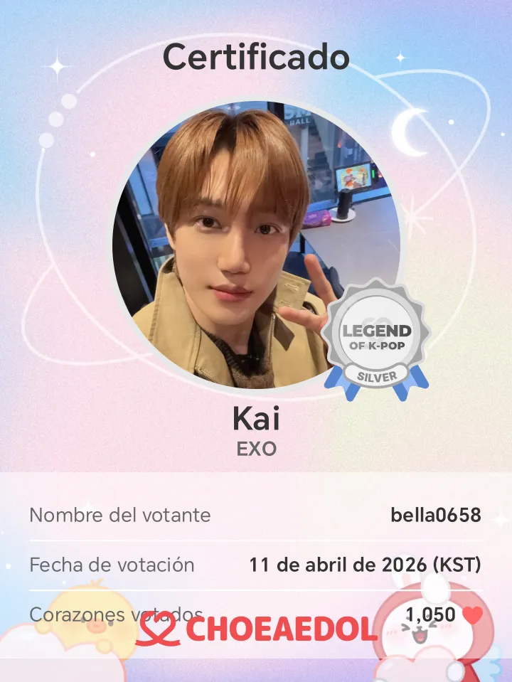 Behind-the-scenes cut of Kai (EXO)