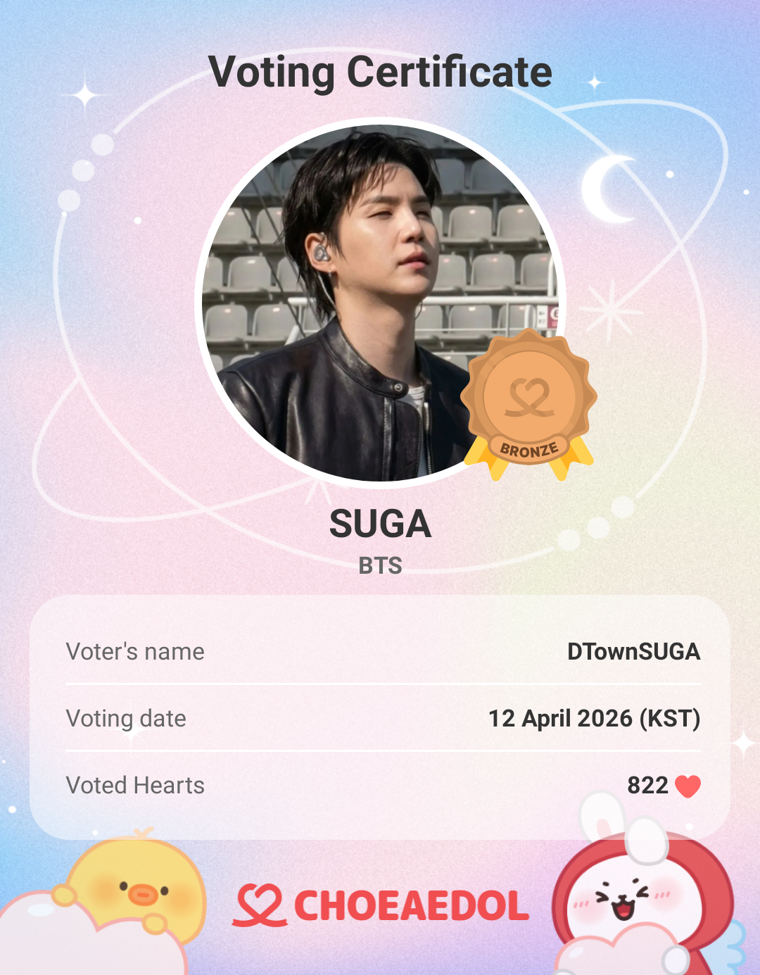 Potret di balik layar SUGA (BTS)