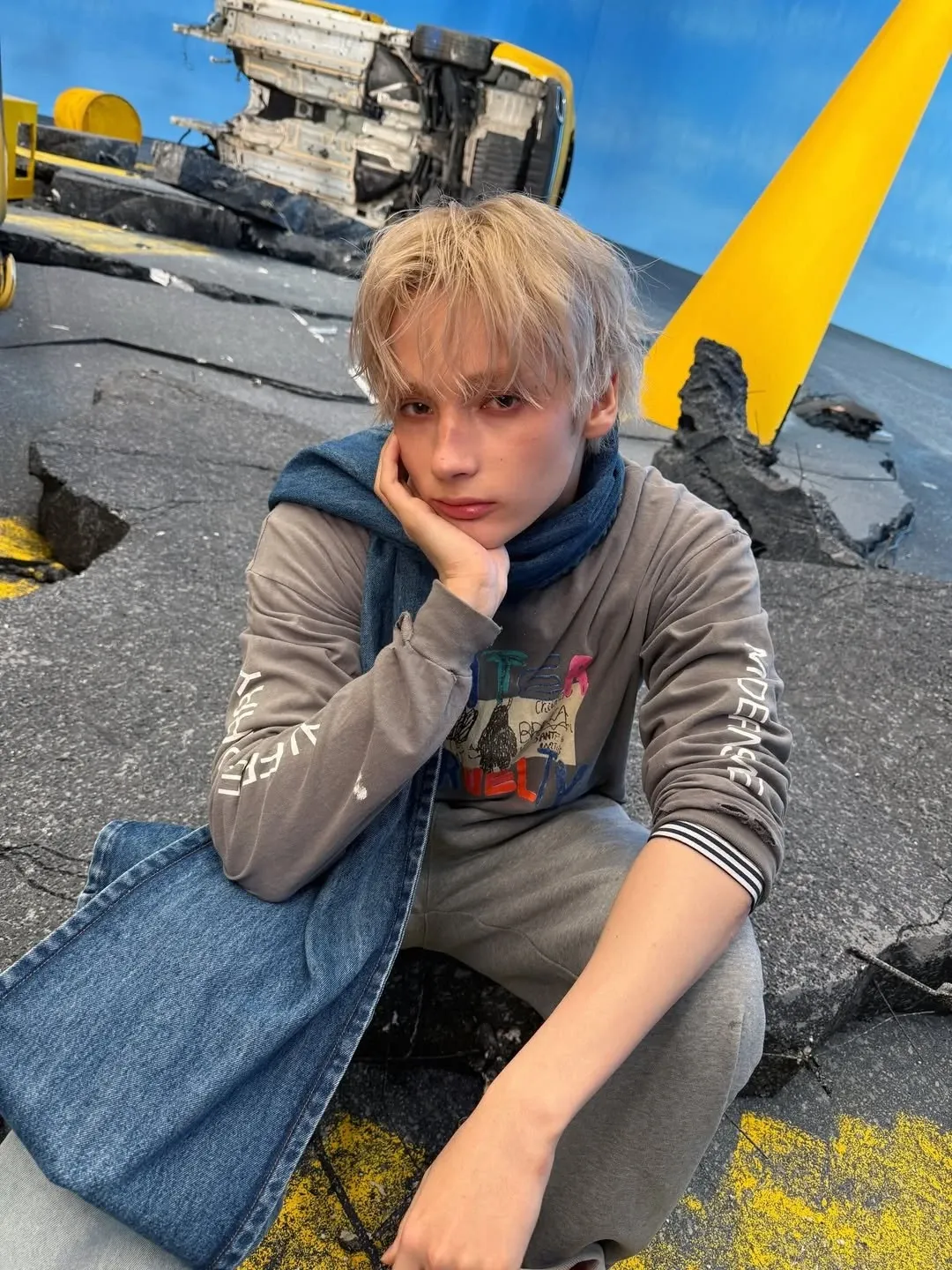 Recent activity shot of HueningKai (TOMORROW X TOGETHER)