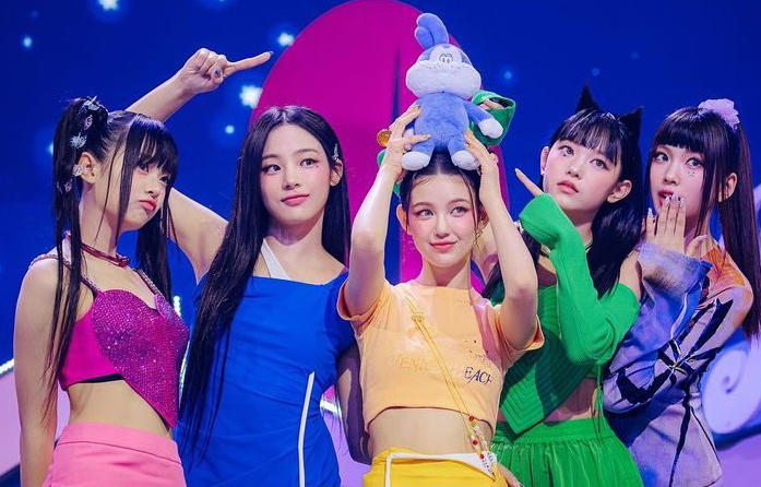 Behind-the-scenes cut of NewJeans