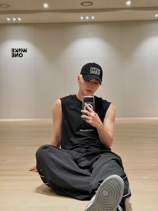Recent activity shot of Kim Junseo (ALPHA DRIVE ONE)