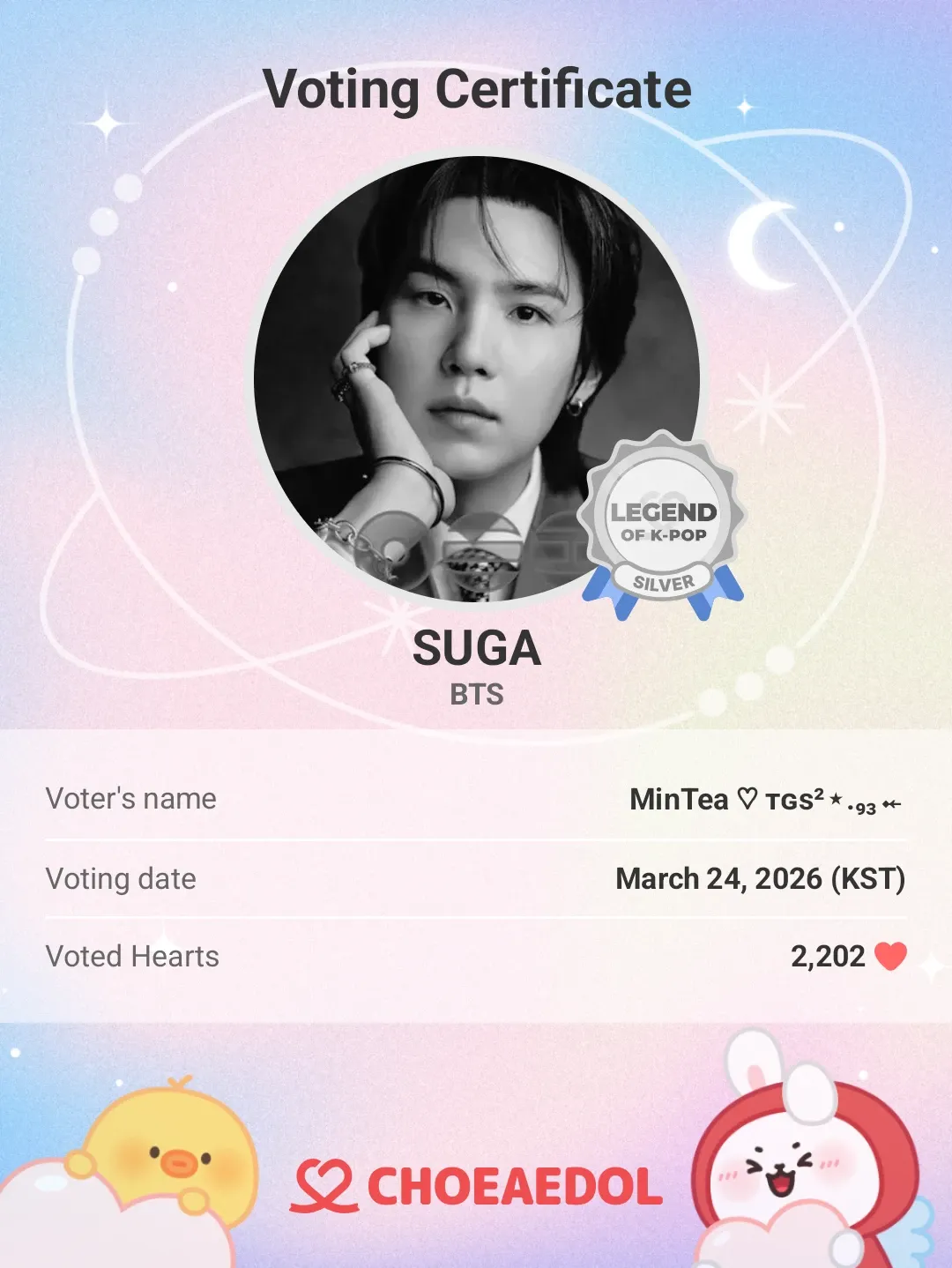 Potret di balik layar SUGA (BTS)