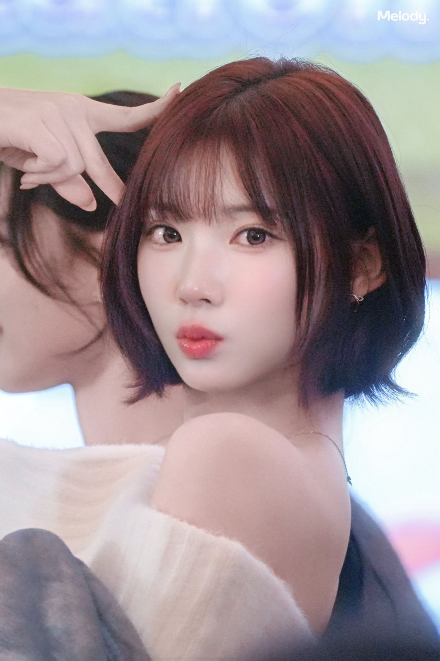 A moment captured by Jiwoo (Hearts2Hearts)'s fan