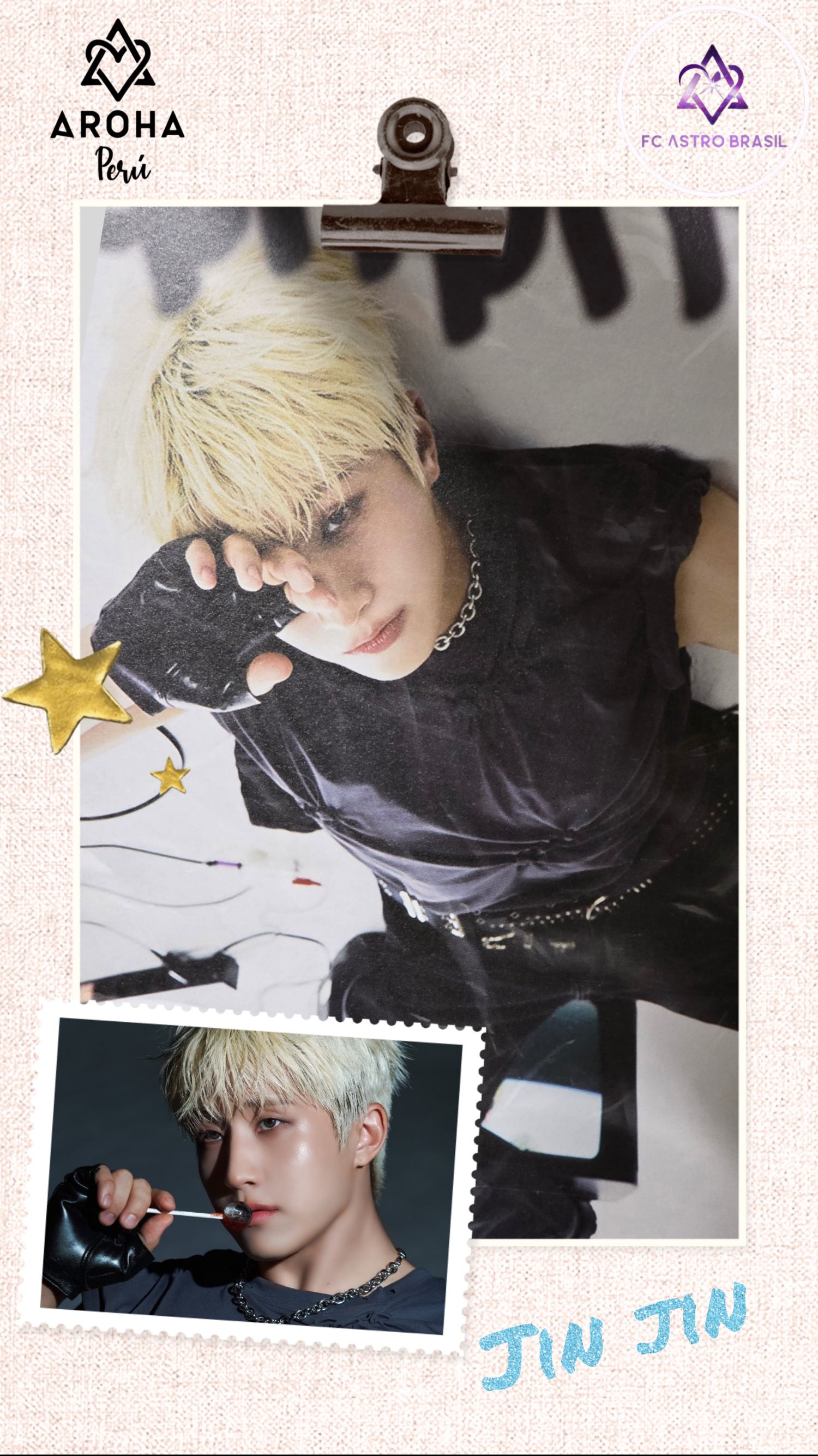 粉丝为Jinjin (ASTRO)分享的感性壁纸