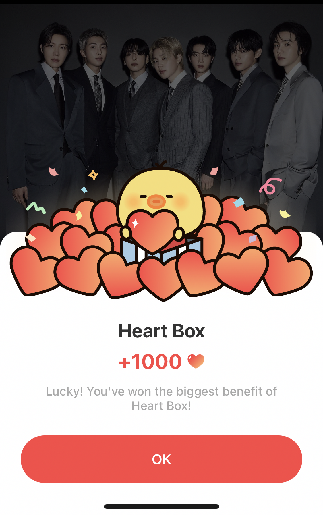 Recent activity shot of BTS