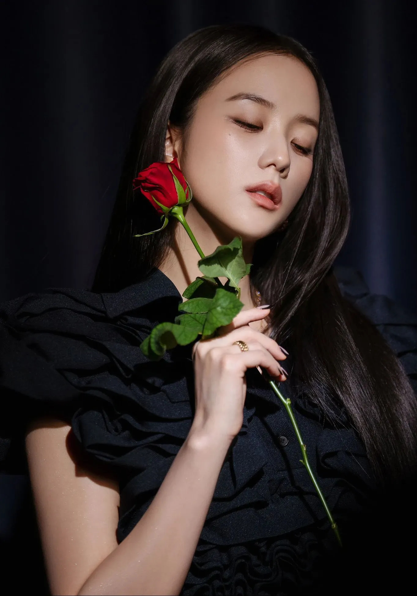 Momen yang diabadikan oleh penggemar Jisoo (BLACKPINK)