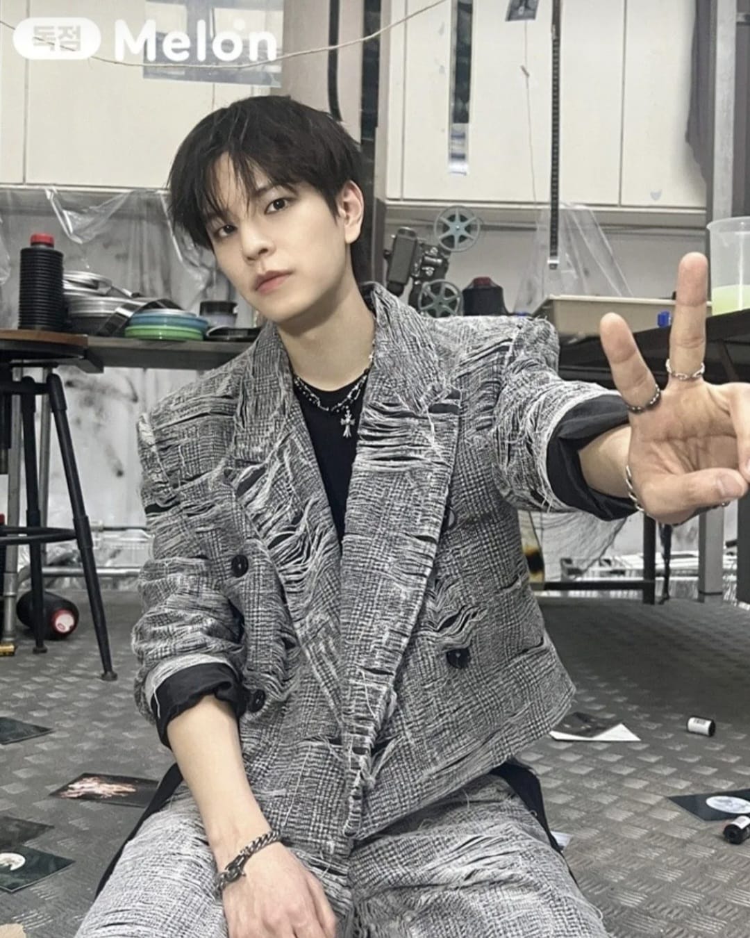 A moment captured by Seungmin (Stray Kids)'s fan