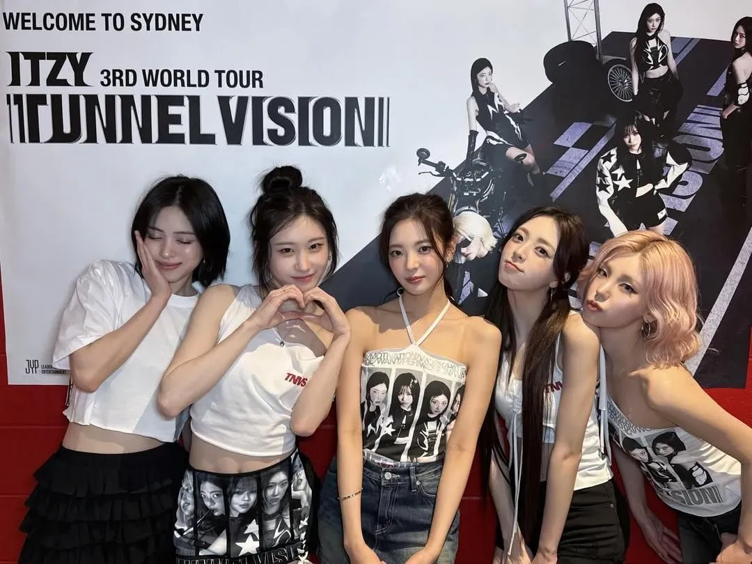 ITZY粉絲拍下的瞬間