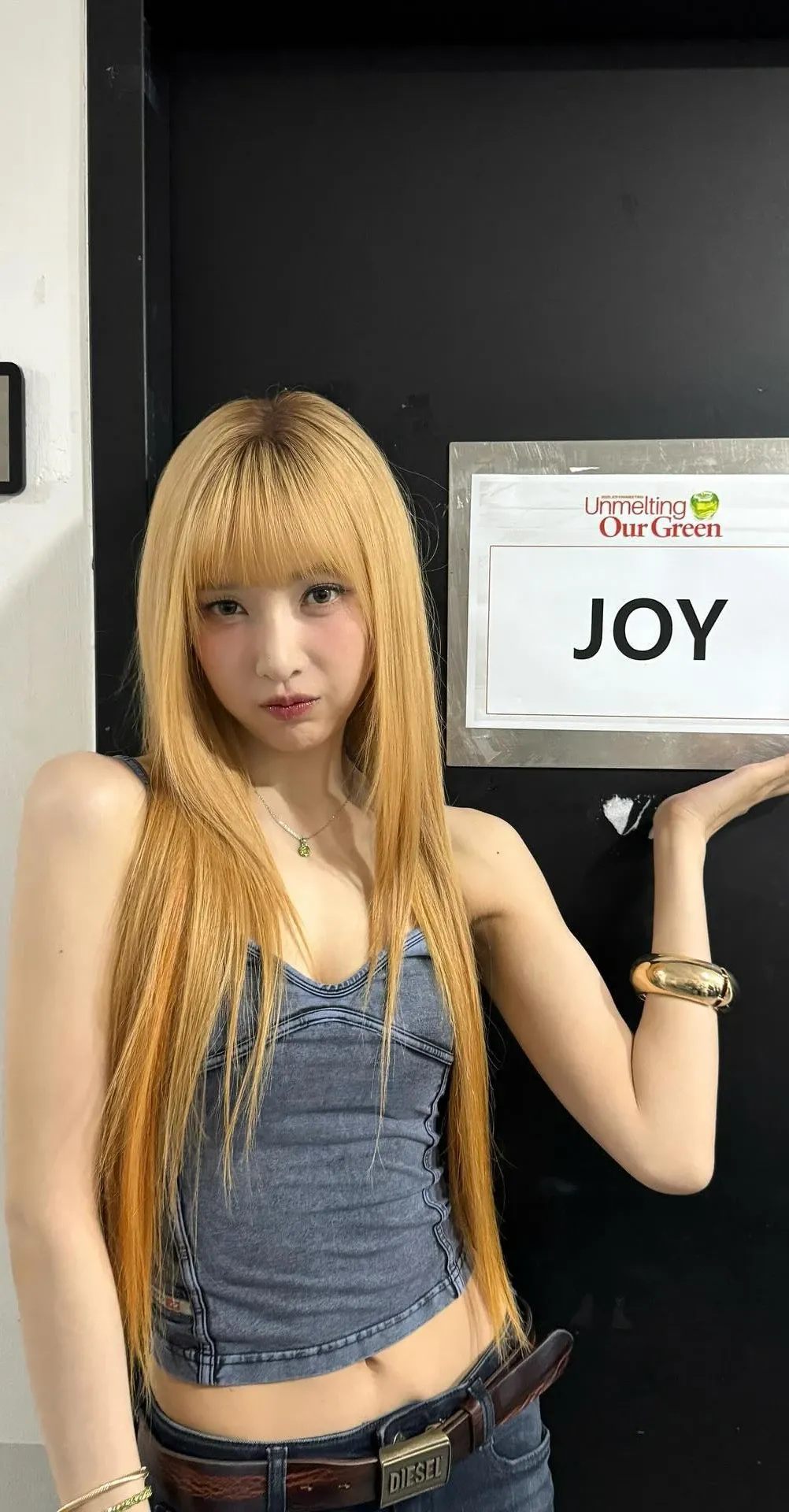 A moment captured by Joy (Red Velvet)'s fan