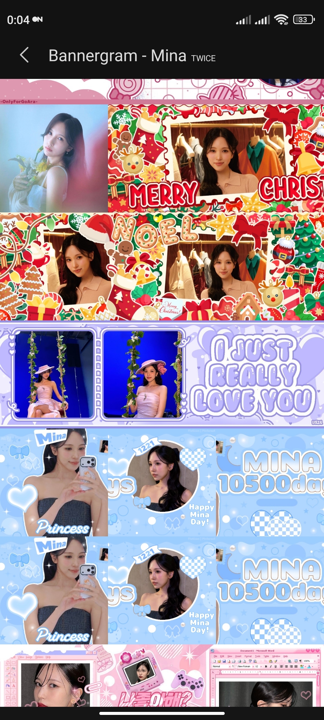 미나 (TWICE)의 비하인드 컷