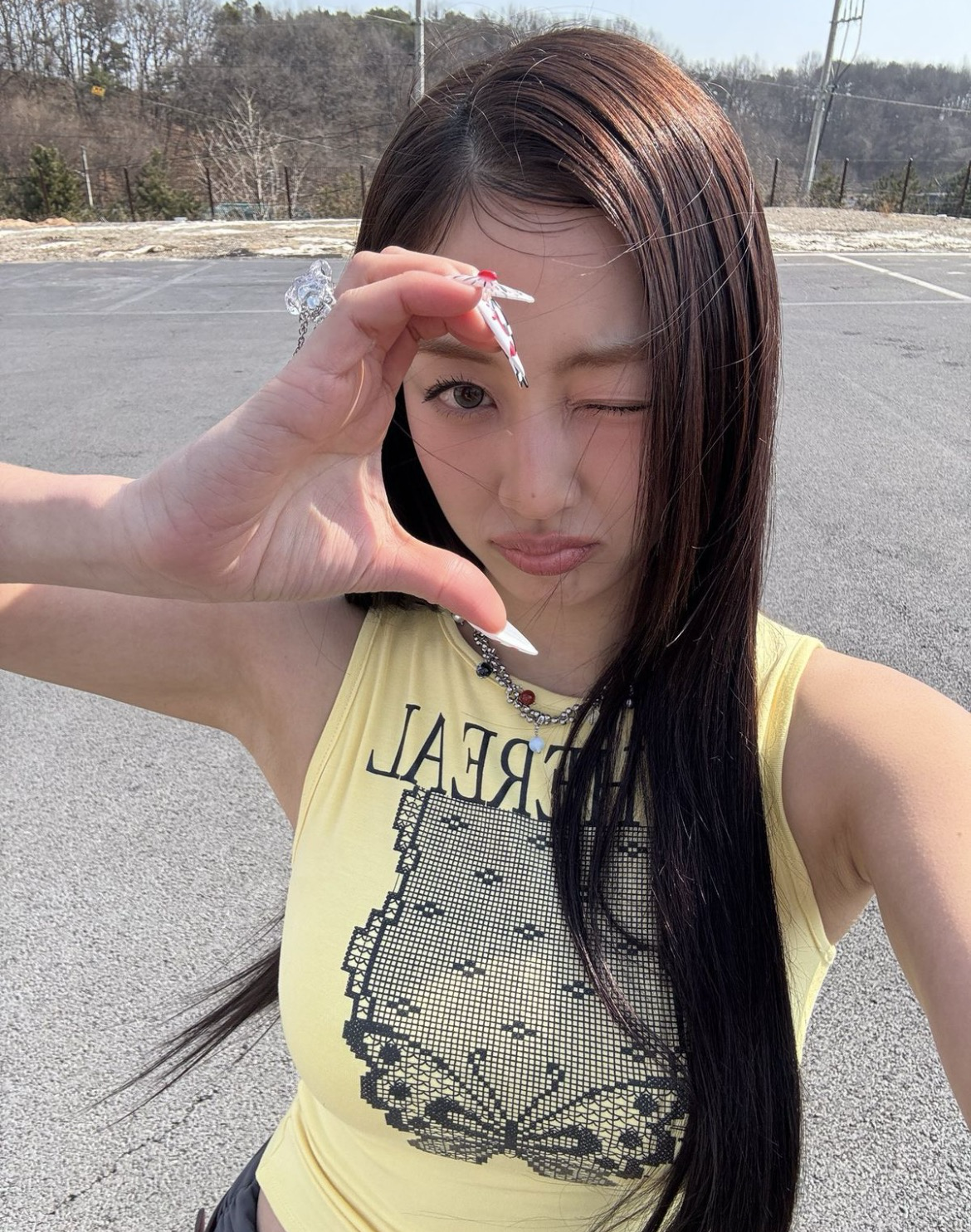 지효 (TWICE)의 비하인드 컷