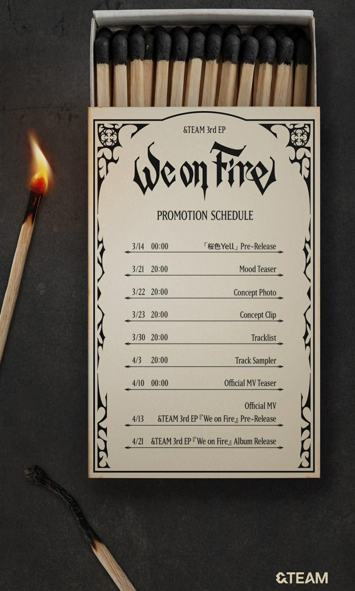 Behind-the-scenes cut of &TEAM