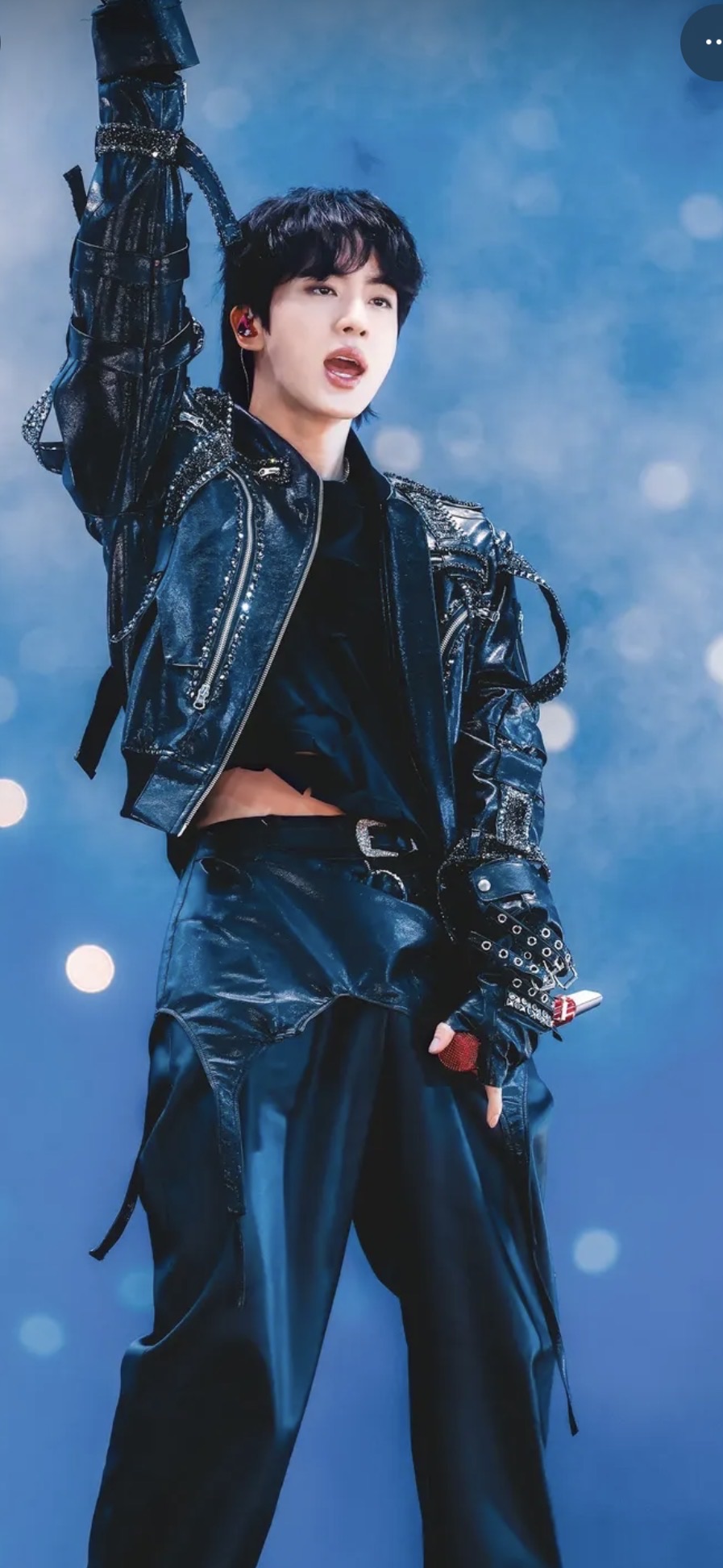 Recent activity shot of Jin (BTS)