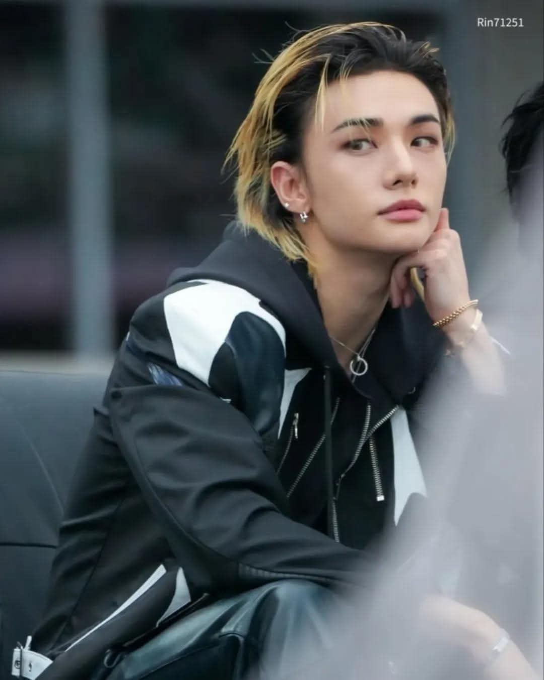 Recent activity shot of Hyunjin (Stray Kids)