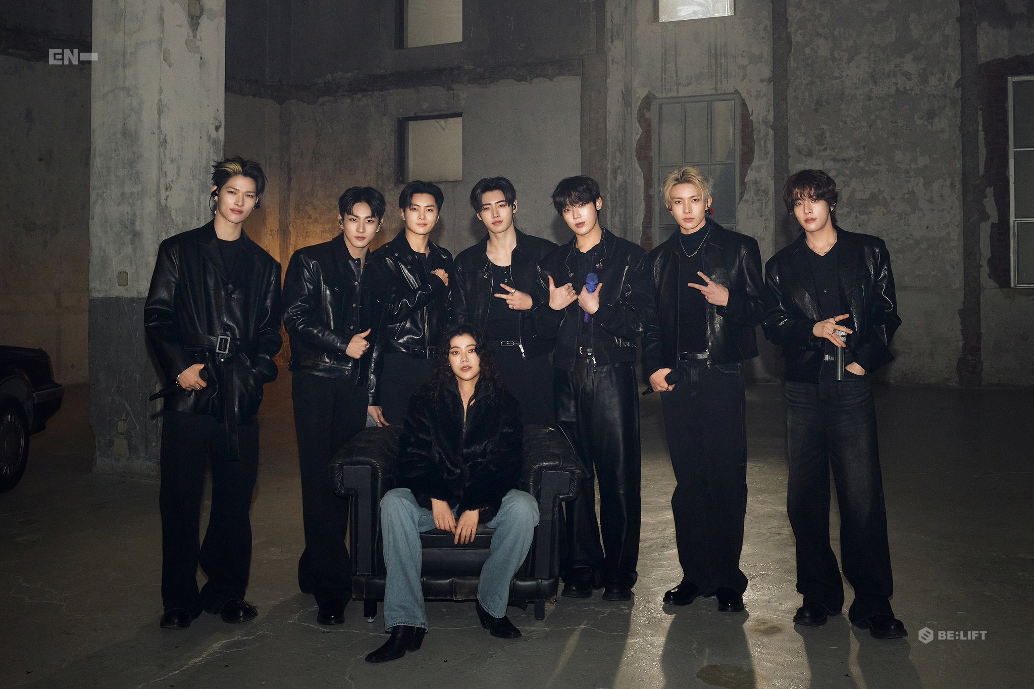 ENHYPENの舞台裏ショット