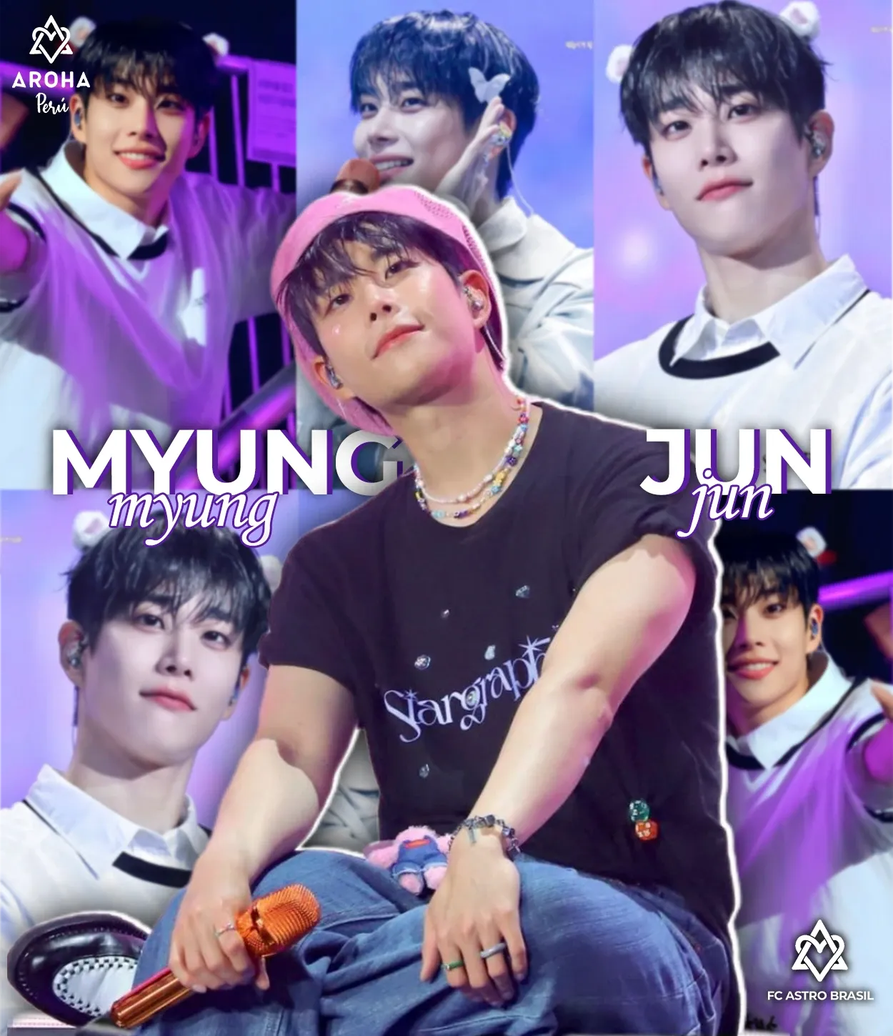 A moment captured by MJ (ASTRO)'s fan