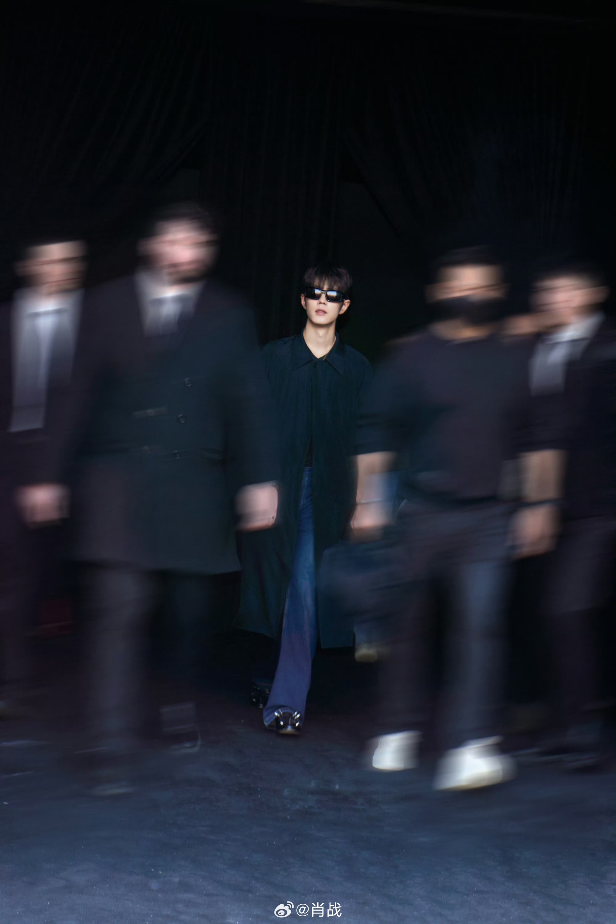 A moment captured by Xiao Zhan's fan