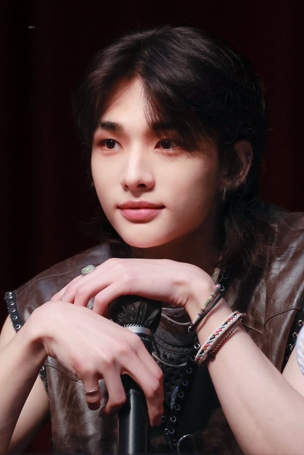 A moment captured by Hyunjin (Stray Kids)'s fan