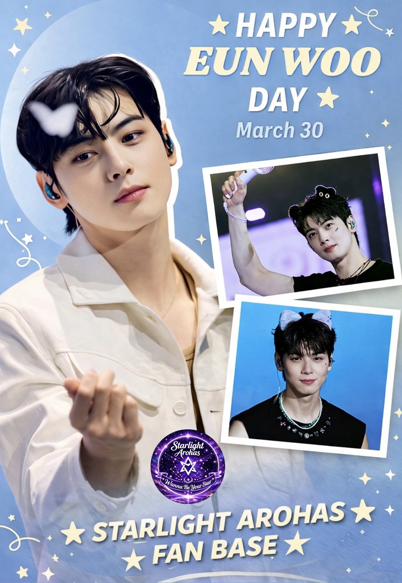 Recent activity shot of Eunwoo (ASTRO)