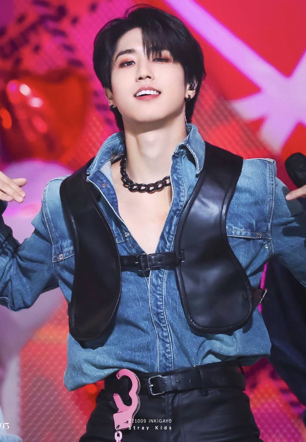 Recent activity shot of HAN (Stray Kids)