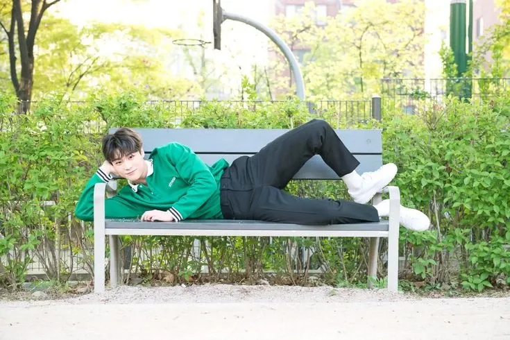 Recent activity shot of Moonbin (ASTRO)