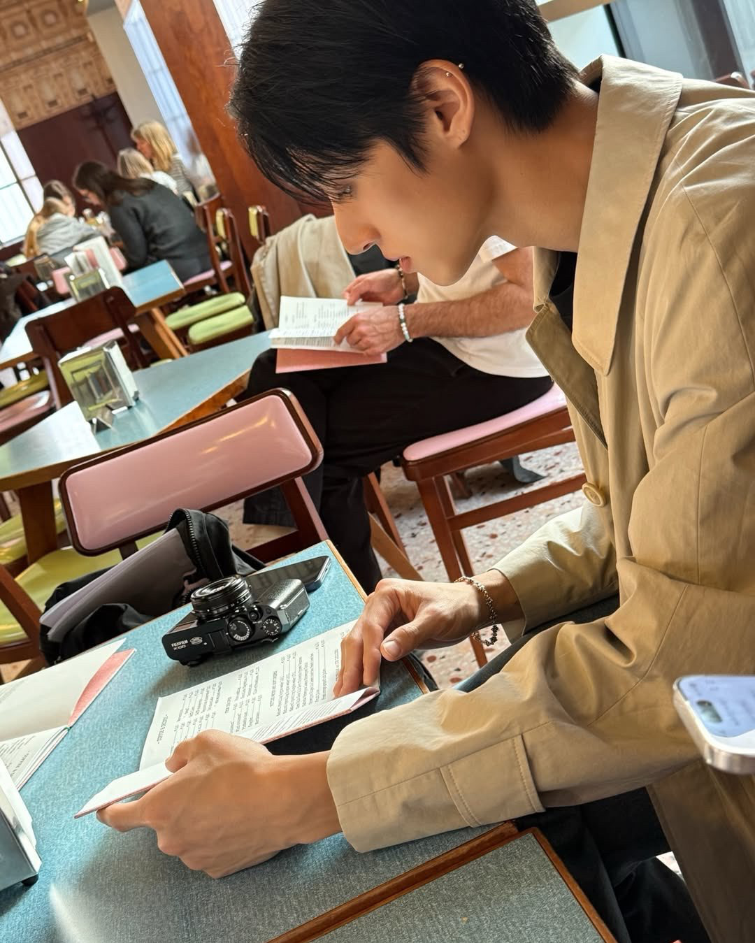 A moment captured by Wooyoung (ATEEZ)'s fan