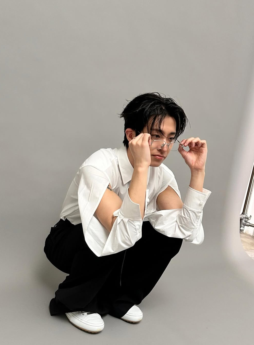 A moment captured by Youngjae (GOT7)'s fan