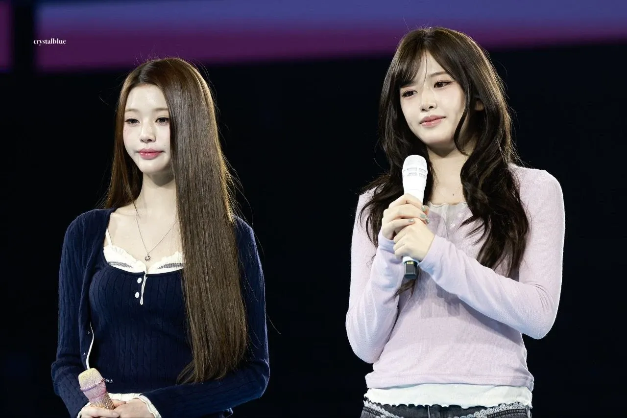 A moment captured by Jang Wonyoung (IVE)'s fan