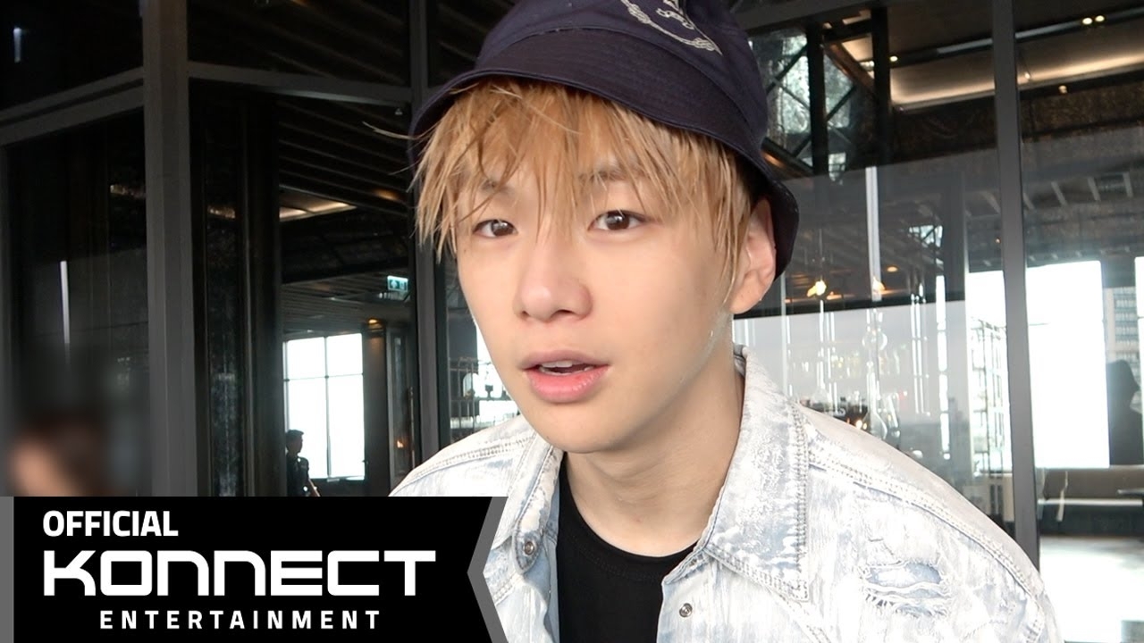 강다니엘의 비하인드 컷