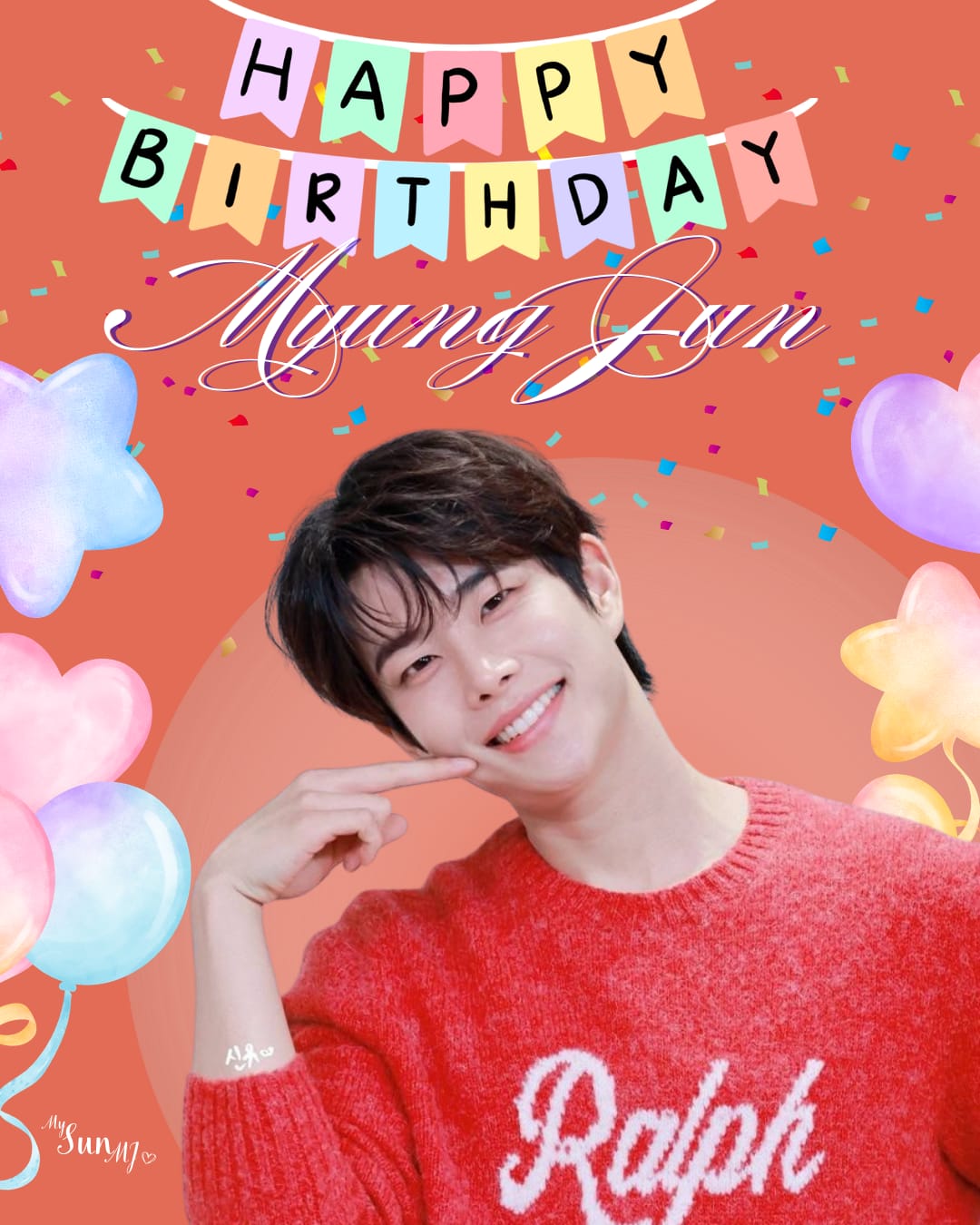 A moment captured by MJ (ASTRO)'s fan