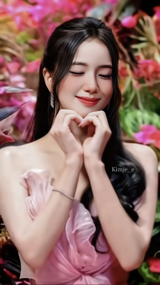 A heartfelt wallpaper shared by Jisoo (BLACKPINK)'s fans