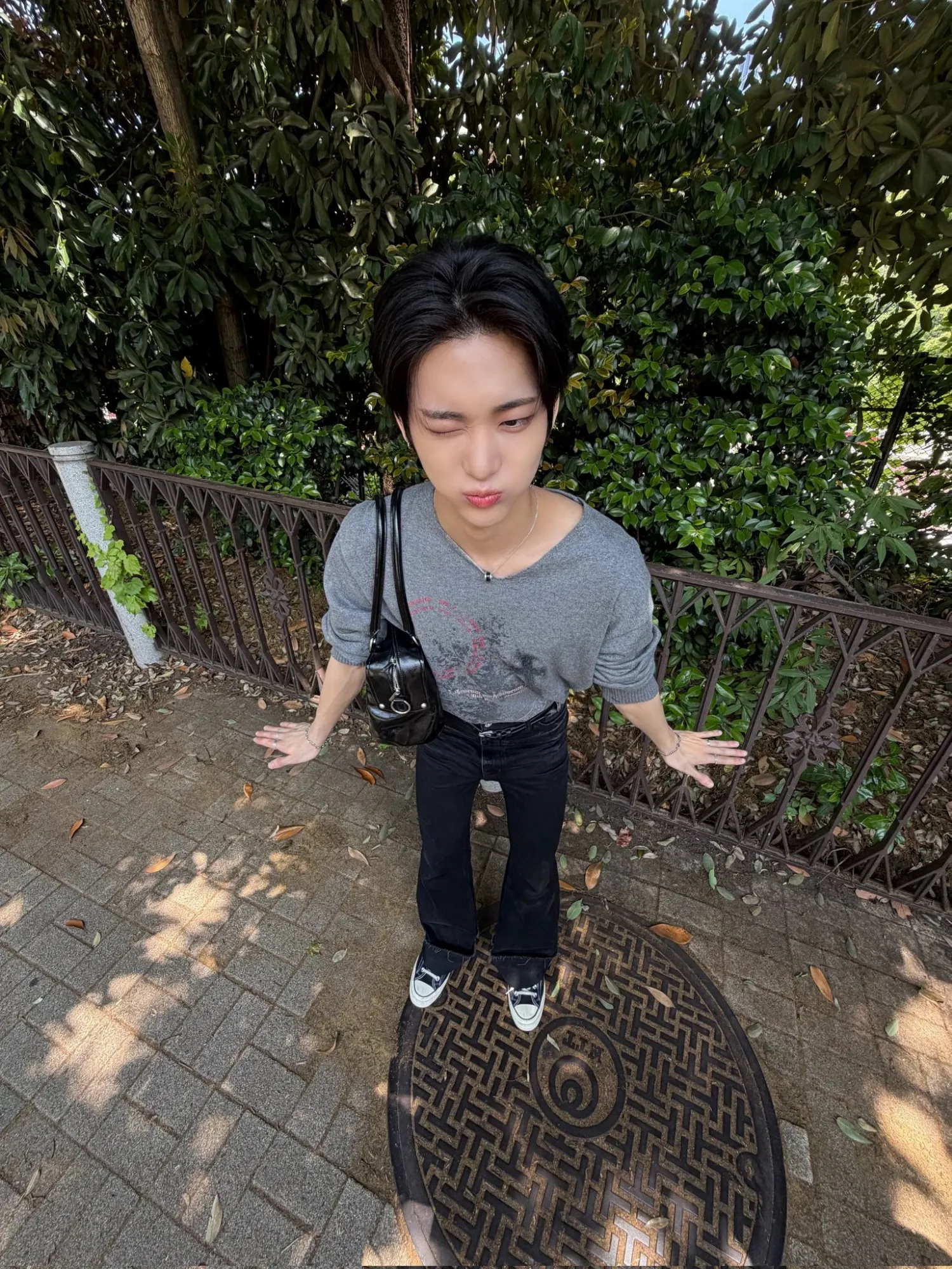 A moment captured by Siyun (NOWZ)'s fan