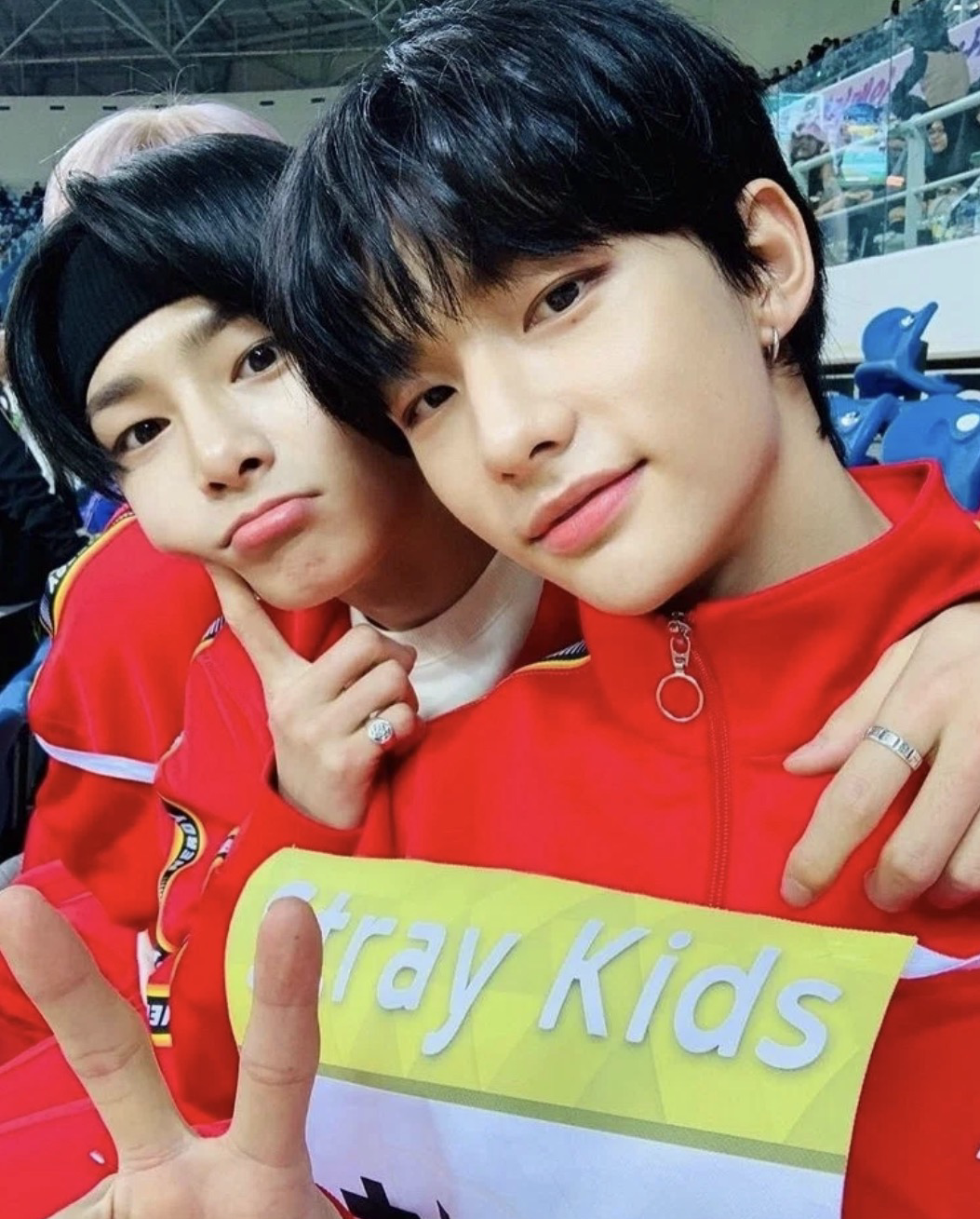 Behind-the-scenes cut of Hyunjin (Stray Kids)