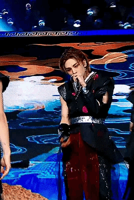 A moment captured by Hyunjin (Stray Kids)'s fan