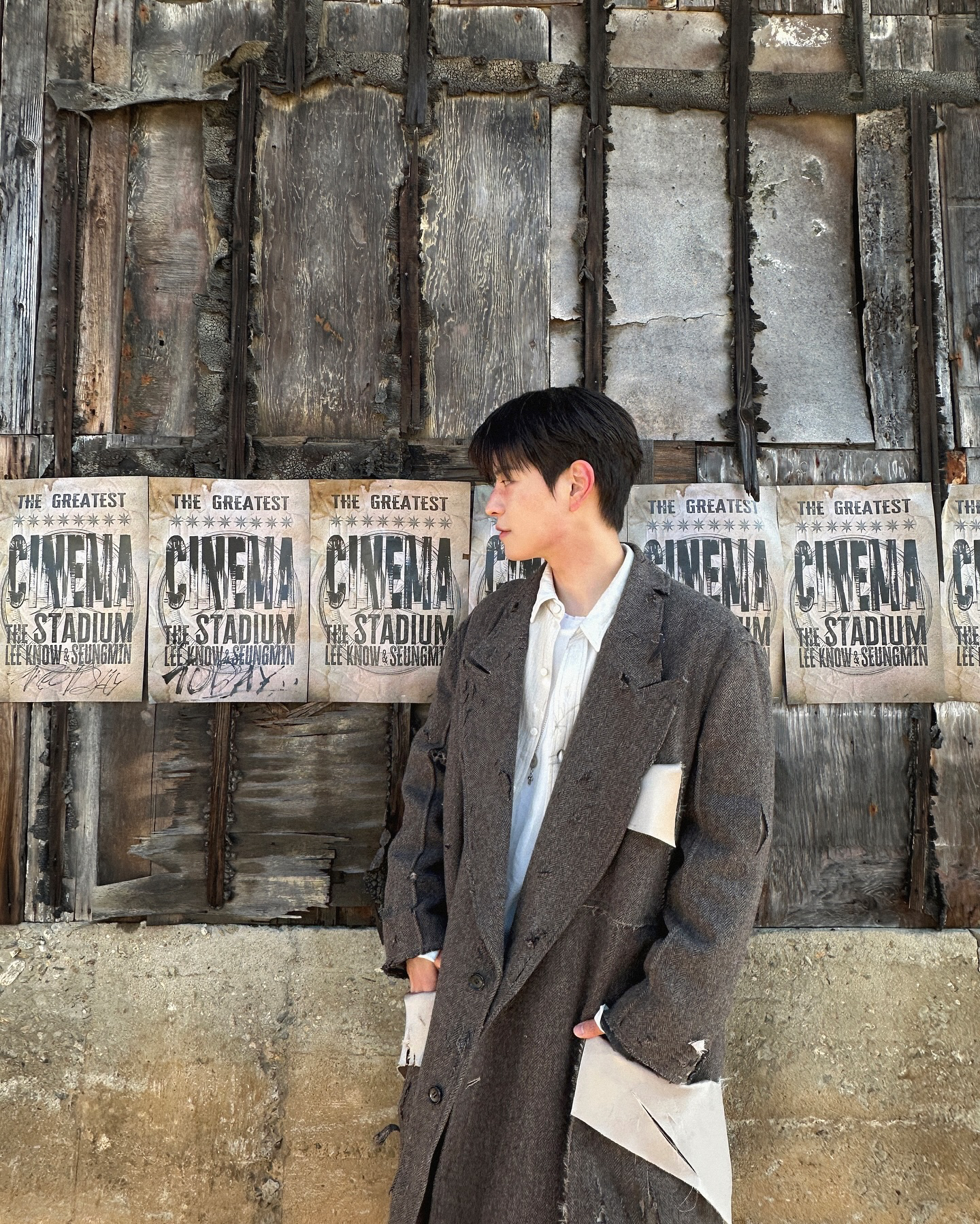 Recent activity shot of Seungmin (Stray Kids)