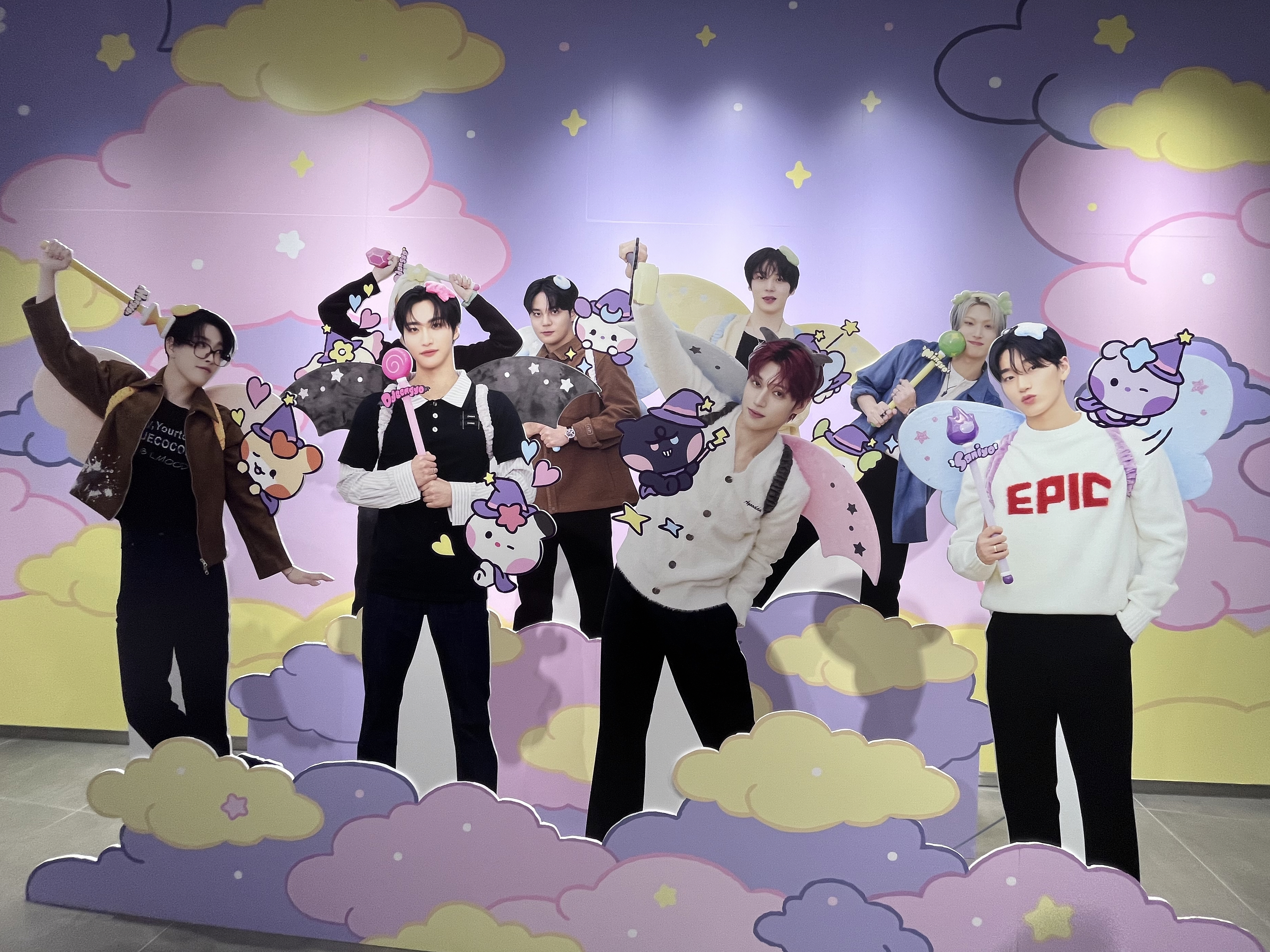 에이티즈의 비하인드 컷