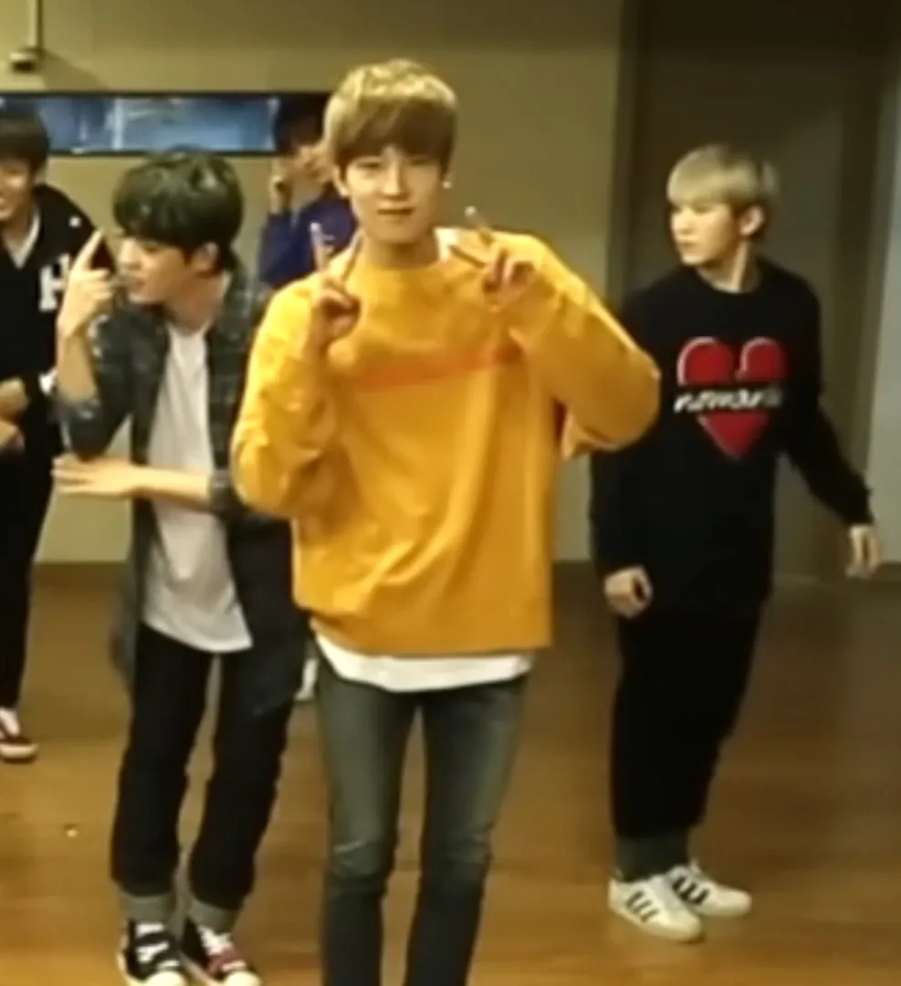 A moment captured by Wonwoo (SEVENTEEN)'s fan