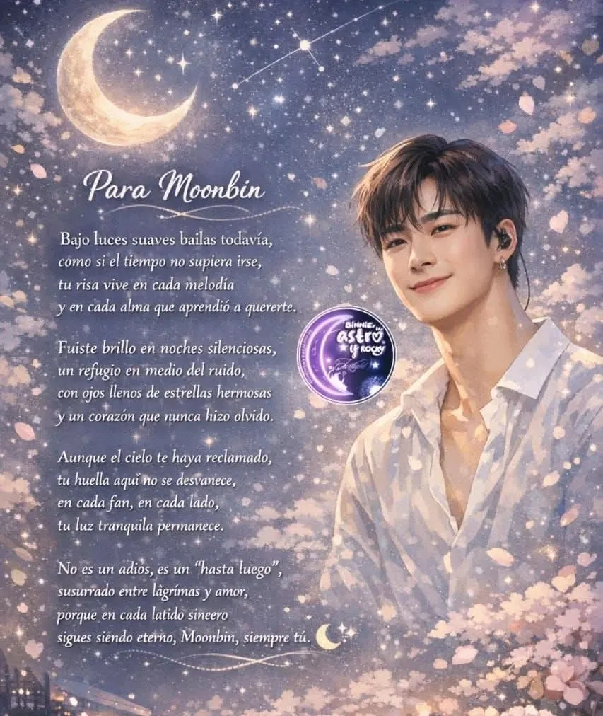 Recent activity shot of Moonbin (ASTRO)