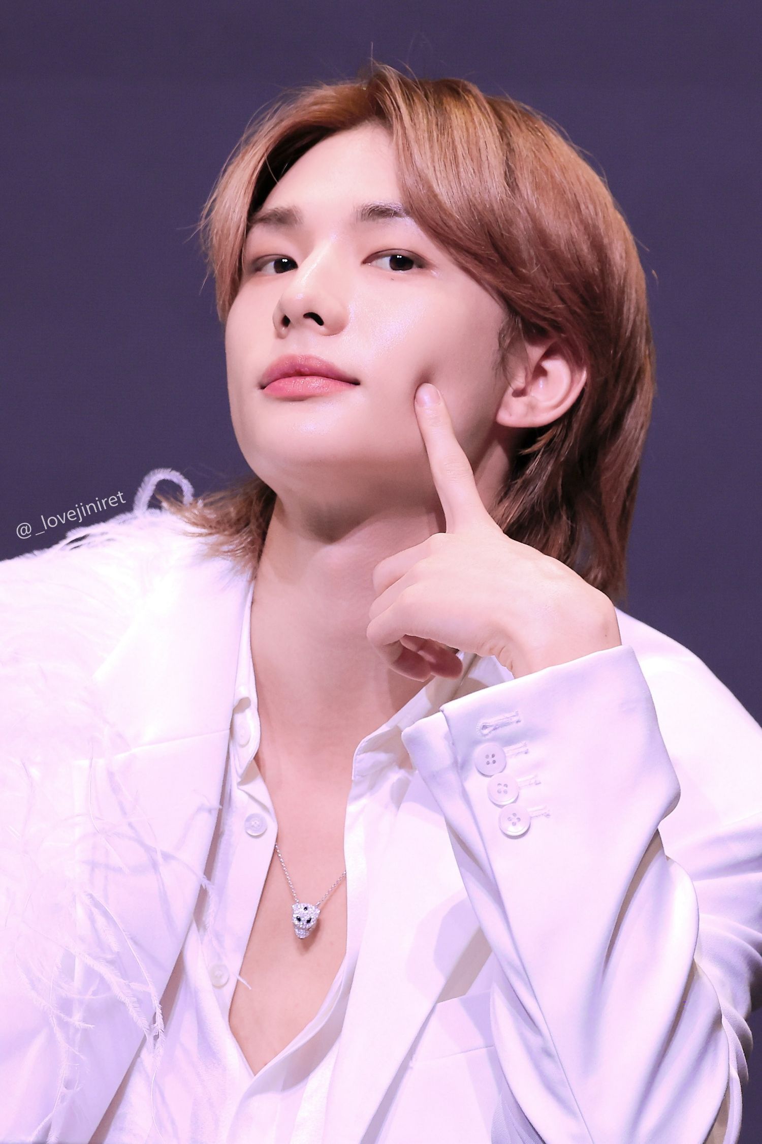 A moment captured by Hyunjin (Stray Kids)'s fan