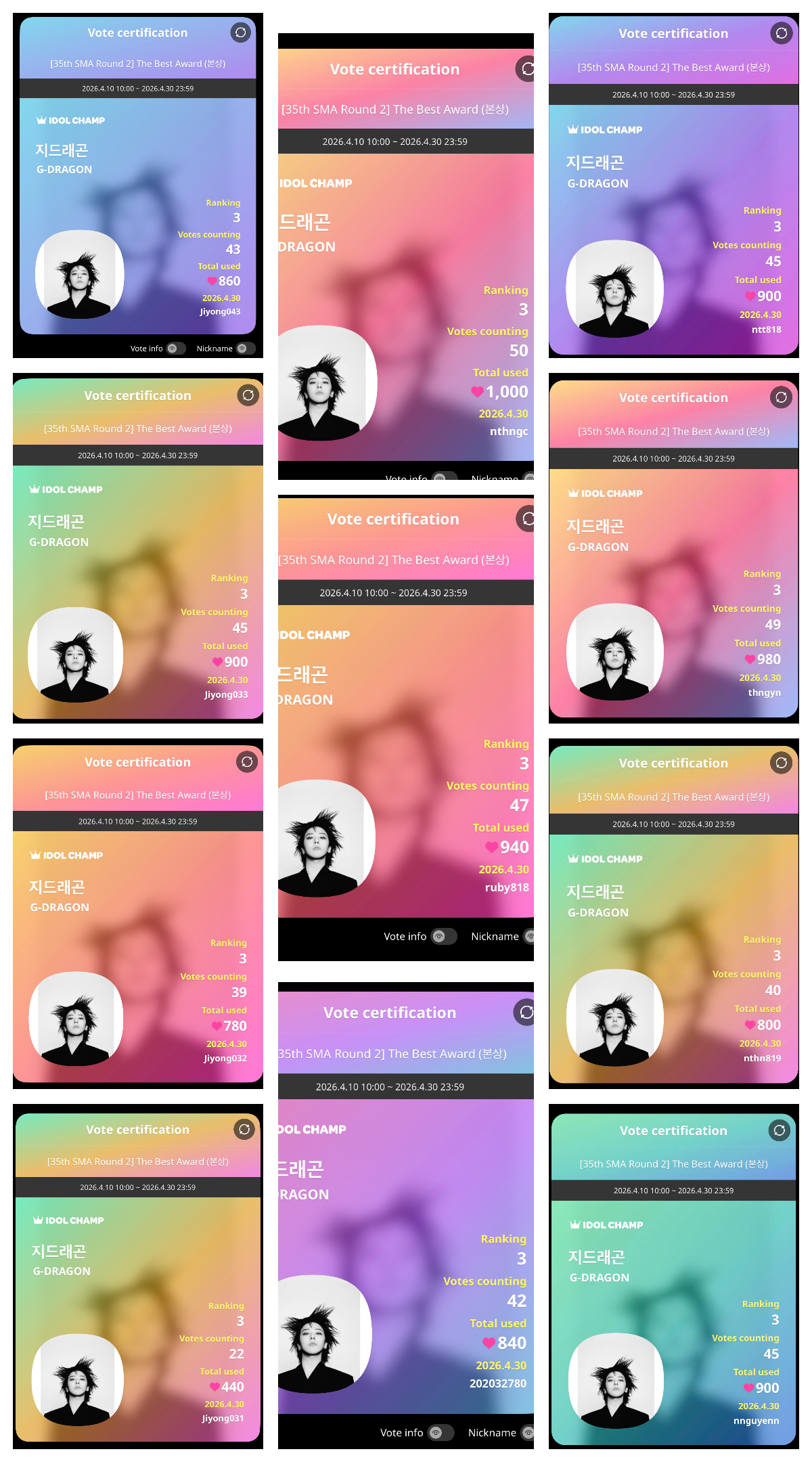 Wallpaper favorit para penggemar G-DRAGON (BIGBANG)