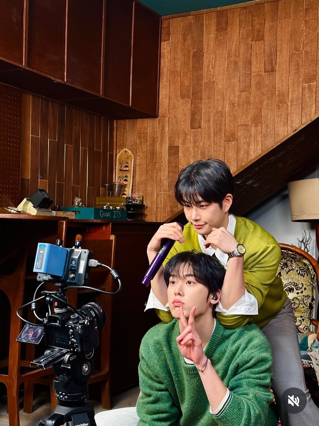 A moment captured by ASTRO's fan