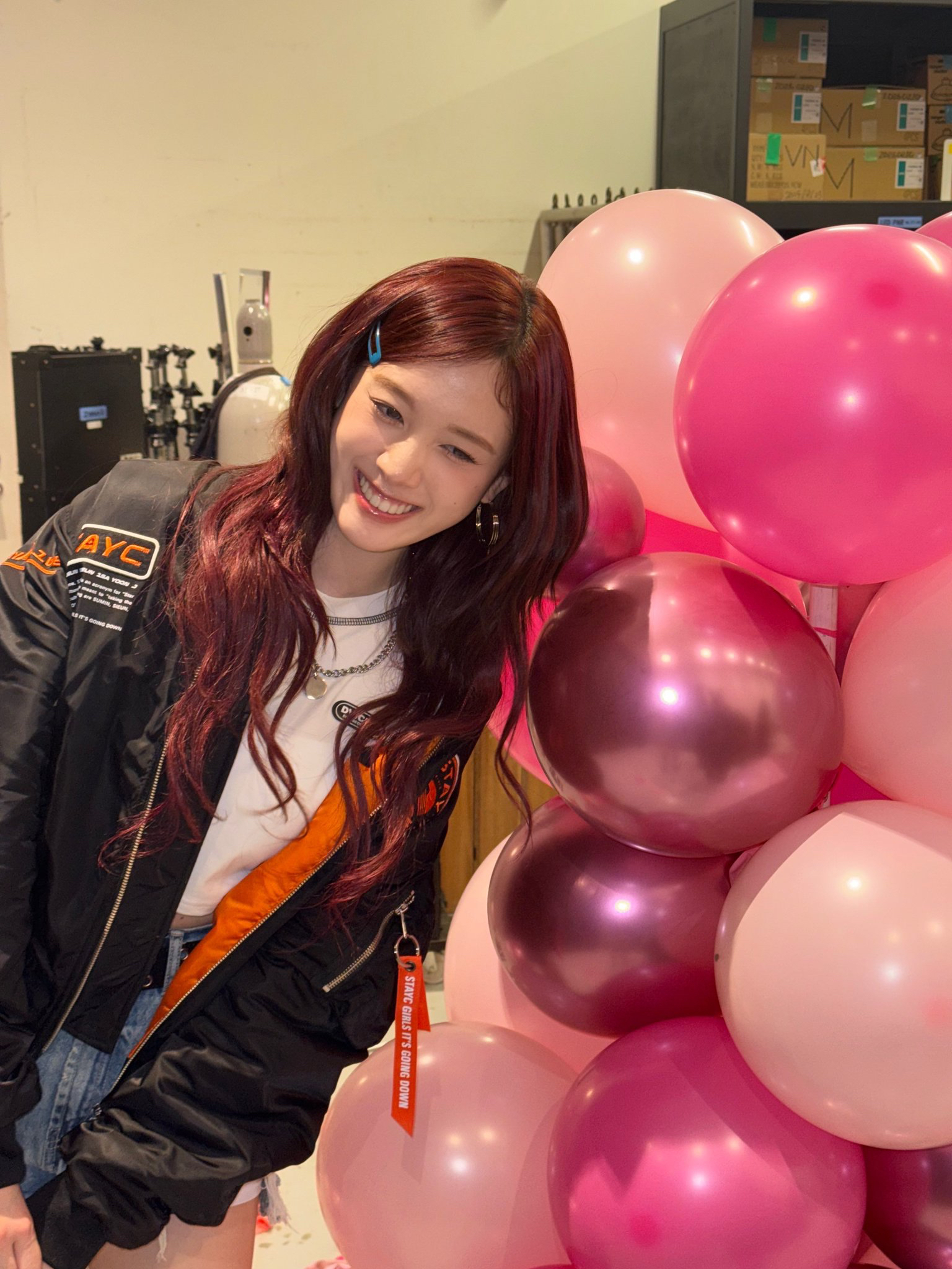 A moment captured by STAYC's fan