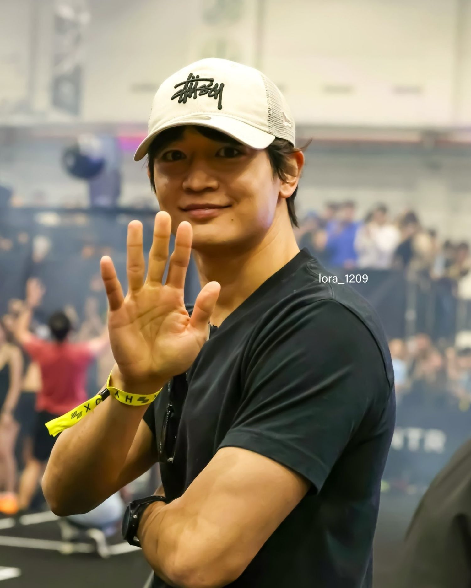 A moment captured by Minho (SHINee)'s fan