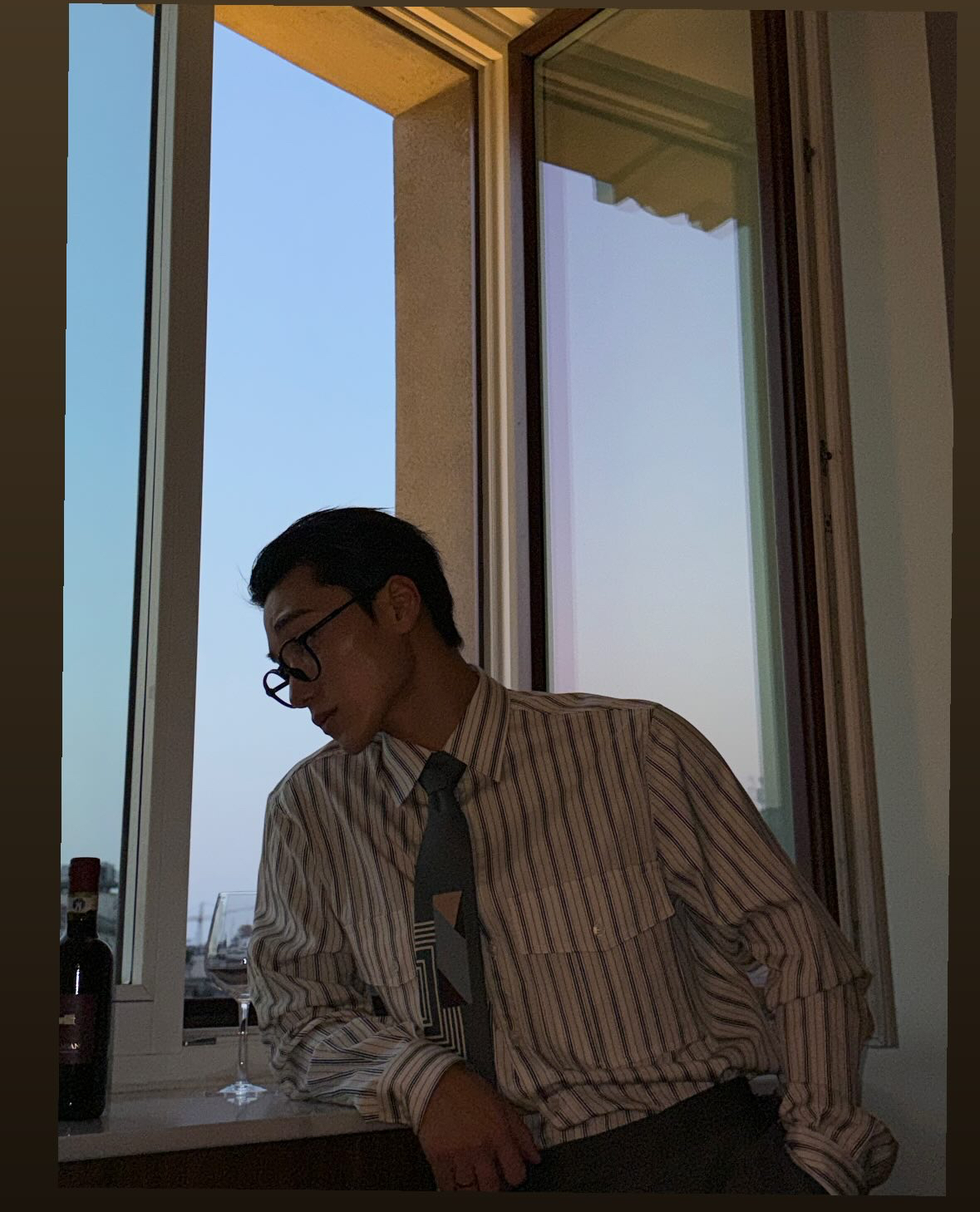 산 (에이티즈)의 비하인드 컷